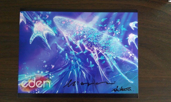 Child of Eden autograph