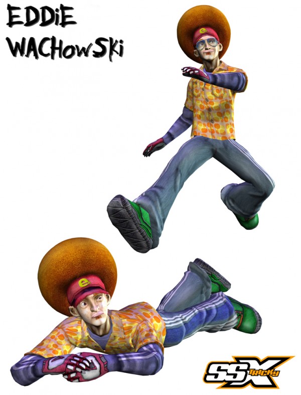 SSX Tricky Character Art Eddie Wachowski